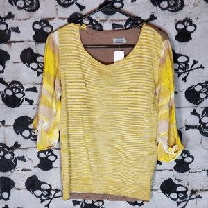 Komono stripped knit top